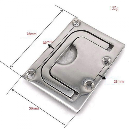 Stainless Steel 316 Lift Ring Hatch Pull Handle Locker Cabinet Boat Hardware 1