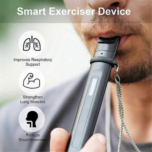 Lung Capacity Builder - Breathing Training Device for Adults 1
