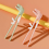 3Pcs Dinosaur Design Training Chopsticks Jagged Head TPR Healthy Safe Training Chopsticks Helpers 3