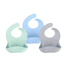 Silikon-Lätzchen für Babys, geeignet für Mädchen und Jungen, wasserdichte Lätzchen für Babys (6-72 Monate)