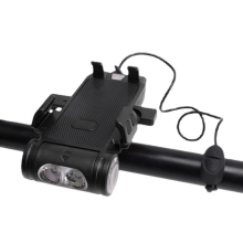 Multifunctional Bike Lights Headlights Phone Holder With Horn, Bicycle Horn, Phone Holder, USB Rechargeable