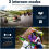 Interphone V6 Plus Bluetooth-Enabled Motorcycle Helmet with 1500m Range Communication System 2