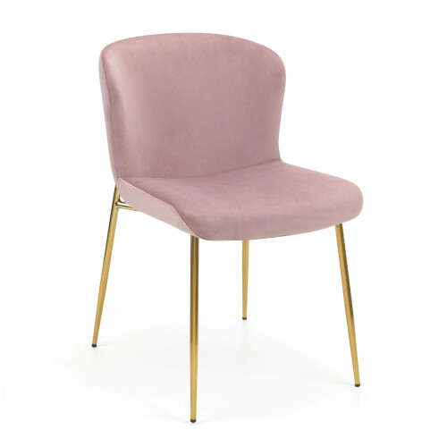 Set Of 2 Harper Dining Chairs - Dusky Pink 2