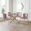 Set Of 2 Harper Dining Chairs - Dusky Pink 4