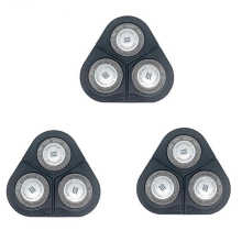 3x Vervangende scheerkop compatibel met S1000 S1010 S1020 S1050 S1060 S1070 serie 1000 reservemesje