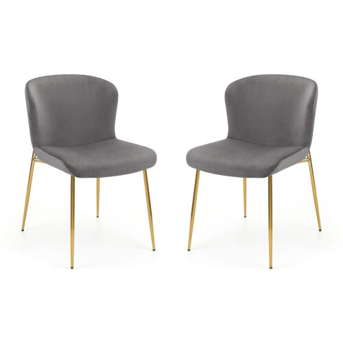 Set Of 2 Harper Dining Chairs - Grey 2