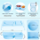 Lot de 3 boîtes à goûter réutilisables en silicone avec couvercles, boîtes à goûter à double compartiment, couleur sel 2