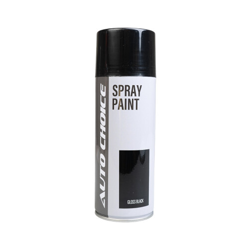 Rapide PACK OF 4 LARGE 400ml AUTO BLACK GLOSS SPRAY PAINT 1