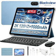 Blackview MEGA 2 Tablet 12'' 24GB + 128GB 9000mAh HD LCD Display Android 15 GPS