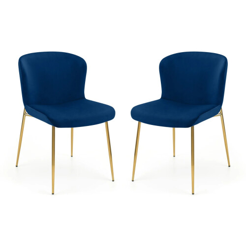 Set Of 2 Harper Dining Chairs - Blue 2
