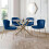 Set Of 2 Harper Dining Chairs - Blue 5