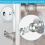 Deurstopper, magnetische deurstopper, roestvrij staal, magnetische deursluiting 4