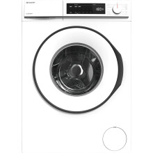Sharp Washing Machine 8kg 1400rpm A-Rated - White - ES-NFB814BWNA-EN