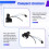 Hotend for QIDI Q2 Bimetal Hotend for QIDI Tech Q2 Replacement 3D Printer Accessories 4