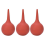 3Pcs 90ml Ear Washing Ball Squeeze Blowing Rubber Suction Bulb Laboratory Tool3Pcs 90ml 1