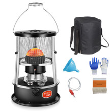 Portable Kerosene Stove Heater for Indoor,Non Electric,4.5L with Storage Bag Lightweight Stainless Steel for Camping