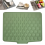 Silicone Dish Drying Mat, NonSlip HeatResistant Drip (Green) 1