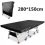 2026 Pingpong Table Cover 280cm, Universal, Black 2