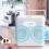 Portable Bluetooth CD Player with Vertical Design, CD Speakers, FM Radio, Support USB, AUX ,and LCD Display 2