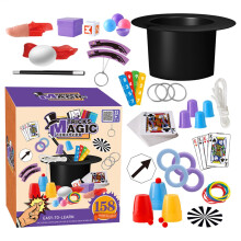 Magic Set for Kids, Magic Kit Set with Magic Instruction, Fun Toddler Magic Tricks, Card Toys, Age 612
