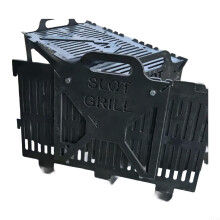Foldable Barbecue Grill, Collapsible BBQ Grill For Easy Storage, Portable Camping Grill Equipment