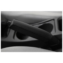 Car Handbrake Cover for Benz/AMG SLK SLC R170 R171 R172 SLK 55 32 Leather Interior Handbrake Handle Protection Handbrake Grips Protective Cover