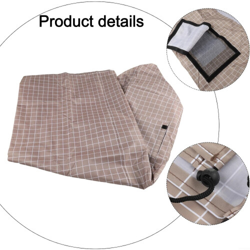 Black lightproof and waterproof bird cage cover for improved rest conditions 1