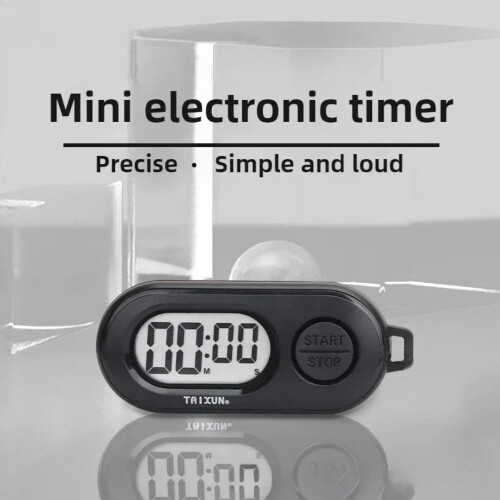 Keychains Stop Watch Mini LCD Stopwatch With Countdown Timer Portable Digital Clock Keychain For Sports 1