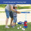 Electric Baseball Set, Automatic Launcher with 6 EVA Balls, Bat, Racket 3