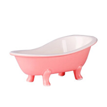 Creative 3D Mini Bathtub Cocktail Glass Ceramic Smoothies Cups Bar Charms Sorbet Container Mug Milkshake Cold Drink Glasses (Pink) 200ml Pink