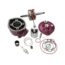 AM6 49mm 90cc Big Bore Cylinder Kit and Crankshaft for 50cc 2T Models