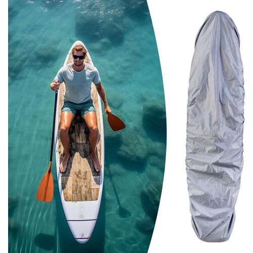 Kayak Cover  UV Resistant, Waterproof, Multipurpose for Surfboard, Boating, Camping 2