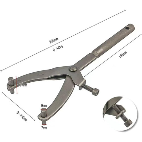 Flywheel Clutch Removal Tool For Motorcycle Adjustable Wrench Easy Installation