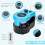 Electric Interactive Cat Toy, 2 Modes Automatic Cat Exercise Wheel Movable USB Rechargeable Cat Teaser with for Cats 5