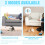 Electric Interactive Cat Toy, 2 Modes Automatic Cat Exercise Wheel Movable USB Rechargeable Cat Teaser with for Cats 3
