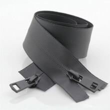 Waterproof Nylon Zippers 75cm TwoWay Open End with Double Sliders for Jackets Bags Sewing (Color A)