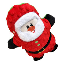 Santa Claus dog toy, Christmas puppy toy, dog chew toy, Christmas dog toy, dog Christmas toy, squeaky toy for dogs, squeaky toy