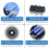 22' Extra Large Pool Vacuum Head with Weighted Plates and Accessories 4