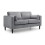 Hayward Velvet Medium 2 Seater Sofa 7