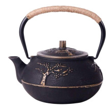 Japanese Cast Iron Teapot 0.9L with Infressor Tea Kettle