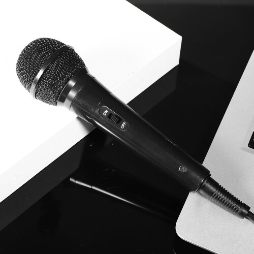 Handheld Microphone for Karaoke and Live Streaming, Dynamic Vocal Microphone with Plug 2