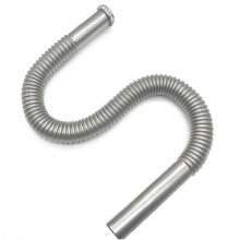 1 Piece Stainless Steel Siphon Flexible DN30 Sink Waste Set Sink Drain Hose 80 cm for Bathroom Drain Accessories