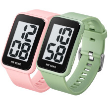 Extra Large Numbers Pink Watch for Men, Mens Digital Watch Womens Men's Wrist Watches for Elderly//