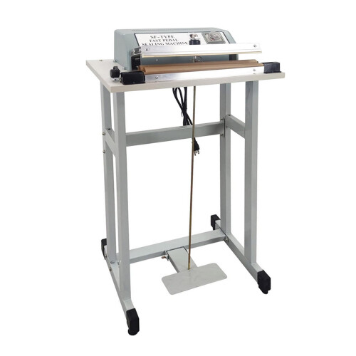 Foot Pedal Impulse Sealer 3mm/0.6mm Width Continuous Bag Heat Sealing Machine for Packaging