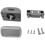 Caravan drawer lock for Swift models, reliable security and installation (chrome) Chrome 4