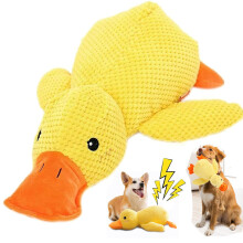 AntiStress Duck Dog, Squeaky Toy, Indestructible Cuddly Toy for Dogs