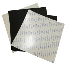 Selfadhesive silicone rubber sheet, 300x300x0.5mm, foodgrade, temperature resistant (Black)