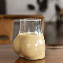 Ass Cocktail Glass, Creative Juice Tea Coffee Cups,  Mugs, Clear Glass  Glasses
