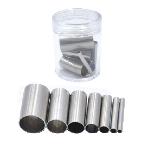 Polymer Clay Tools Set 7 Pieces Stainless Steel Notch Round Circle Shape Cutter Ceramic Dotting Baking Mould Punching Tools