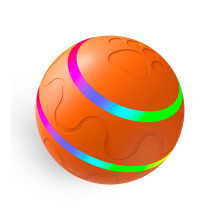 Interactive Dog Pet Playing Balls Toys Automatic Rolling Ball Toy For Puppies And Medium Dogs USB Rechargeable LED Flash